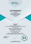 Сертификат Центра речевых технологий